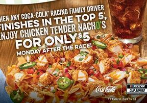 O’Charley’s Announces ‘Drive For 5’ Promotion and NASCAR Sweepstakes with Coca-Cola Company