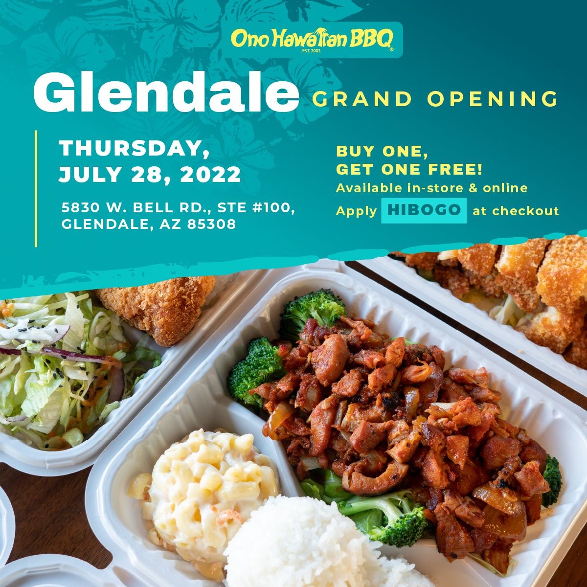 Ono Hawaiian BBQ Glendale, Arizona Grand Opening