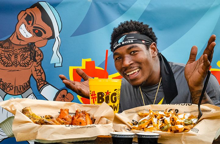 Wing Boss Teams up With NFL's Jamaal Williams for an Iconic Meal Deal