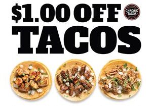Chronic Tacos Celebrates National Taco Day With Special Deals