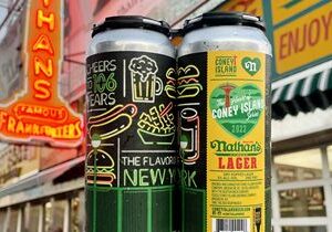 Nathan’s Famous Launches Limited Time Lager in Collaboration With Coney Island Brewing Company