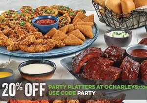 O’Charley’s is Making the Holidays Even Brighter with Great Gift Card Specials And Fantastic Party Platter Deals