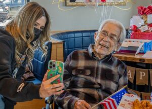 WWII Veteran Celebrates 100th Birthday at Raising Cane’s