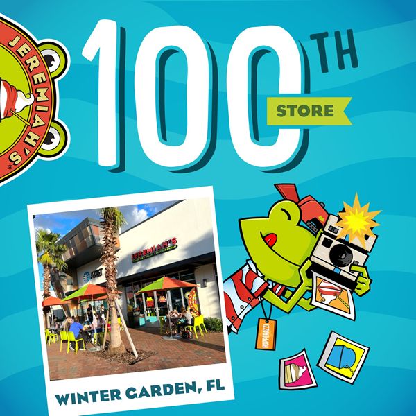 Jeremiah's Italian Ice Celebrates the Opening of Their 100th Location