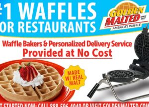 #1 Demanded Waffles – Waffle Irons & Personalized Delivery Service Provided at No Cost with Golden Malted