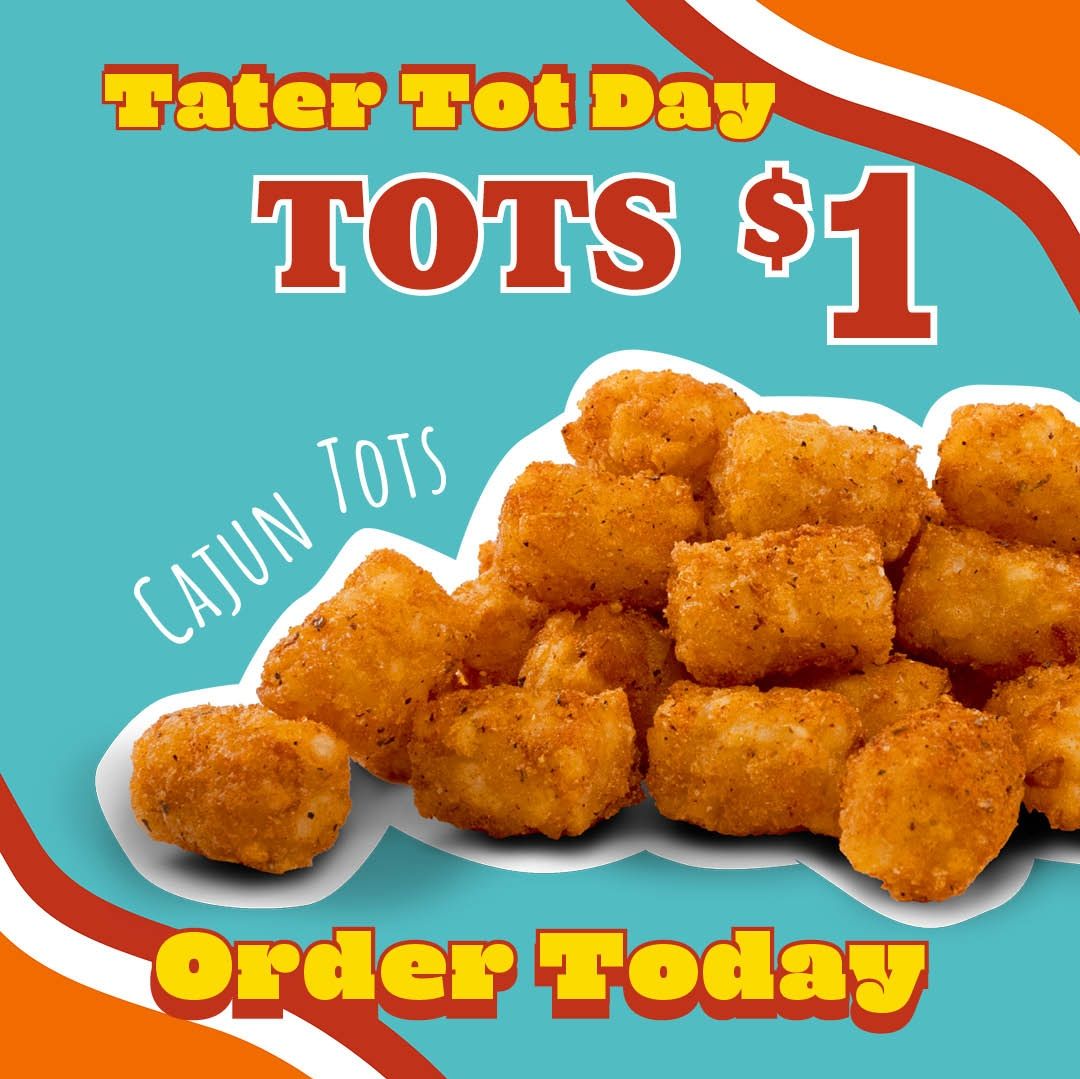 Celebrate National Tater Tot Day with Trailer Birds Hot Chicken Celebrate National Tater Tot Day with Trailer Birds Hot Chicken