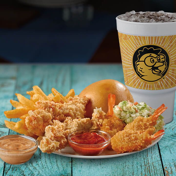 Golden Chick Surf and Turf Combo Golden Chick Brings Lenten Seafood Offerings Back to Menus