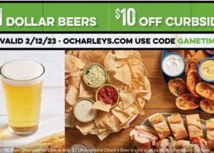 O’Charley’s Celebrating Valentine’s Day and Super Bowl with Delicious Meals and Deals