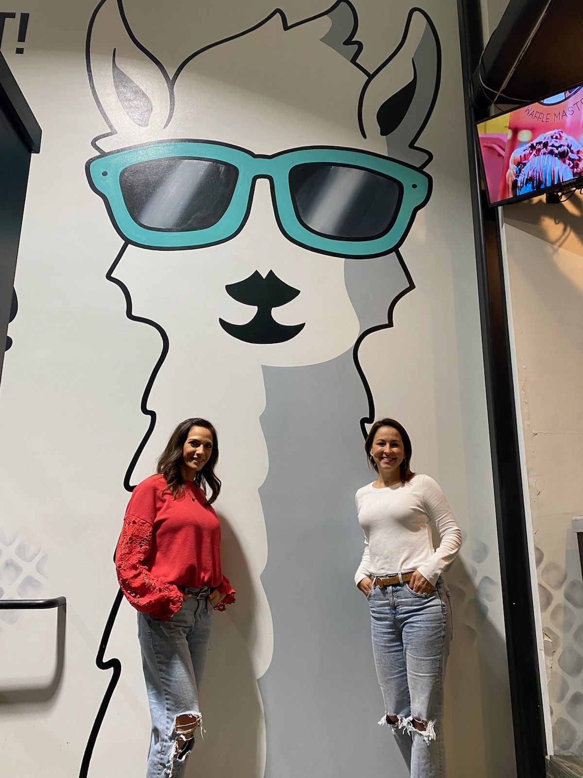 Co-Franchisees Deborah Rios and Anna Gomez outside of The Dolly Llama The Dolly Llama to Debut Newest Texas Location in McAllen With Grand Opening on March 4th