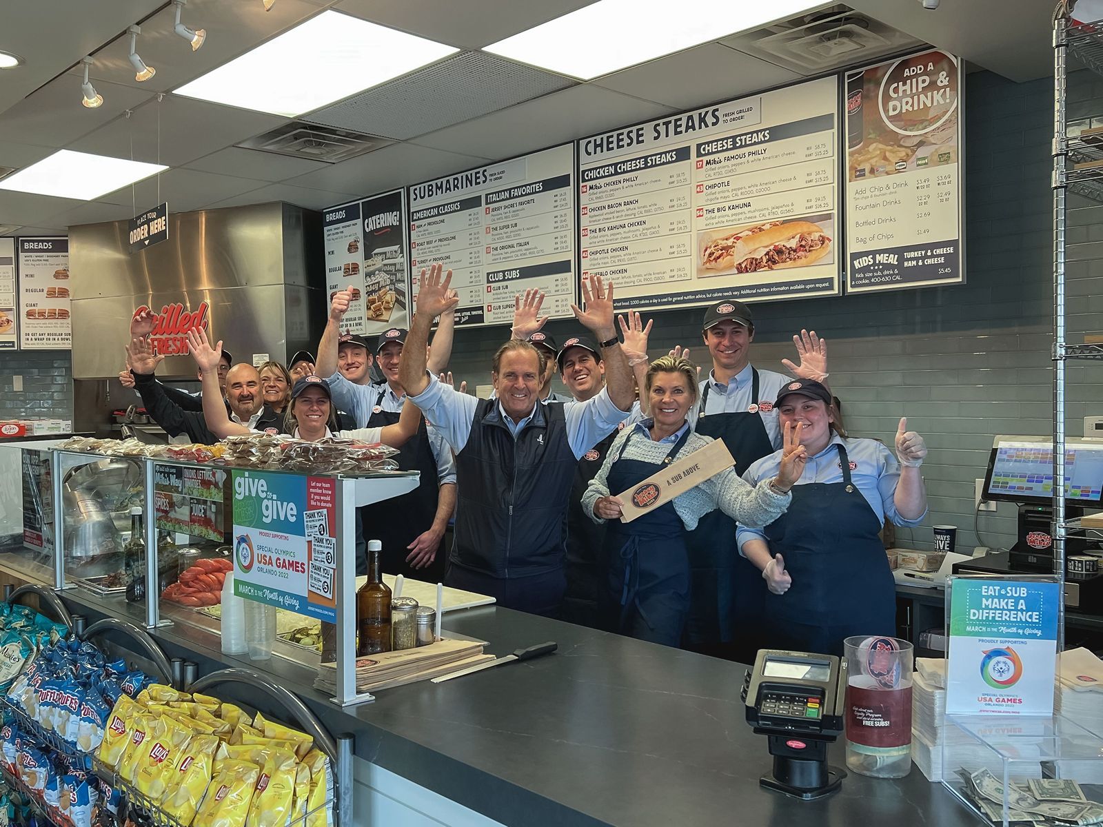 Celebrate Jersey Mike's 13th Annual Month of Giving in March Celebrate Jersey Mike's 13th Annual Month of Giving in March