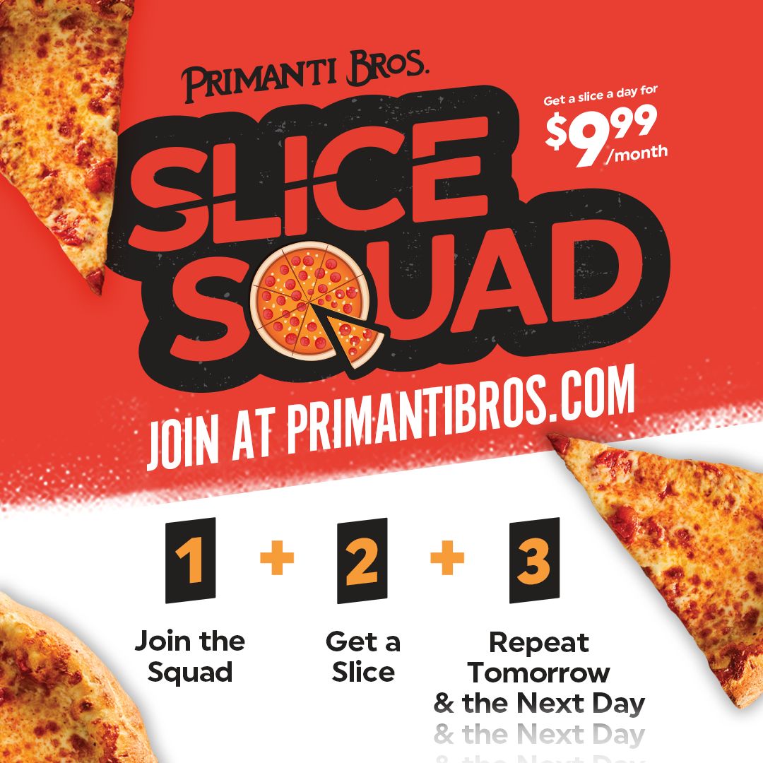 Primanti Bros. Launches Pizza Slice Subscription Program Primanti Bros. Launches Pizza Slice Subscription Program