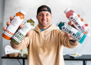 Tim Tebow Returns to Gainesville with Clean Juice