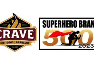 Crave Hot Dogs & BBQ Named Superhero Brand of 2023 by FranServe