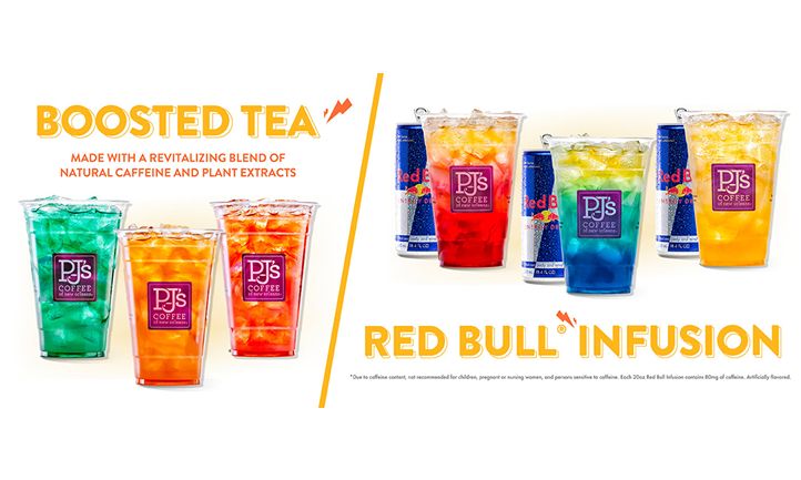 Get Energized with PJ's Coffee's New Boosted Teas and Red Bull Infusion Drinks - Vimarsana News