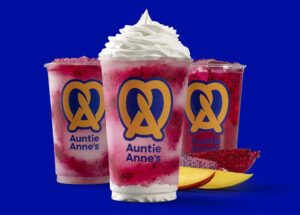 Auntie Anne’s Brings Back Its Popular Limited-Edition Line Of Dragonfruit Mango Beverages Made With Oregon Fruit Products Fruit in Hand Dragon Fruit Mango