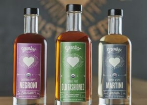 Greenbar Distillery Introduces Three Organic Bottled Cocktails