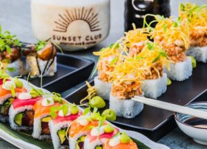 Sunset Club Rooftop Bar & Lounge Unveils All New Sushi Menu