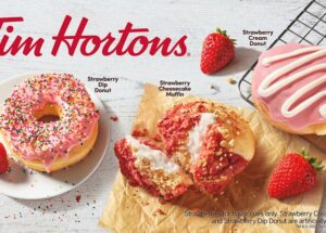 Tim Hortons Taps into Strawberry Season with the Return of Summer Sweets