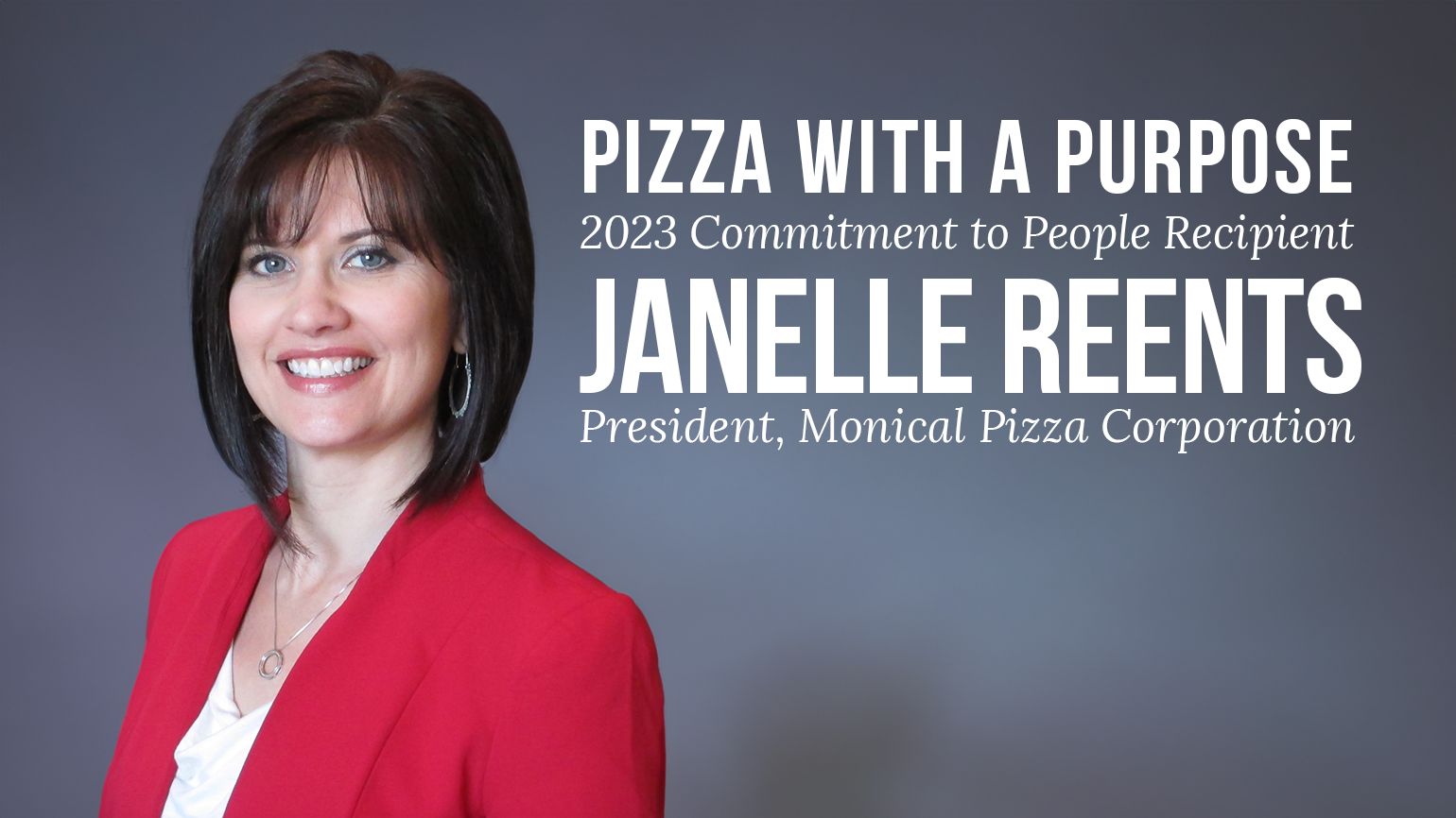 CHART to Honor Janelle Reents of Monical Pizza Corporation with its 2023 Commitment to People Award CHART to Honor Janelle Reents of Monical Pizza Corporation with its 2023 Commitment to People Award