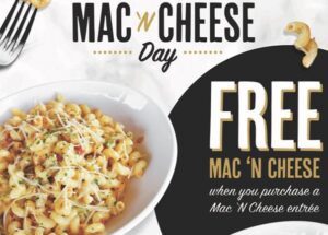 Indulge in Cheesy Bliss: Sauce Restaurants Celebrate National Mac ‘N Cheese Day with FREE Mac ‘N Cheese For All!