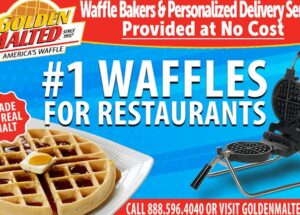 #1 Waffles for Restaurants – Waffle Irons & Personalized Delivery Service Provided at No Cost with Golden Malted