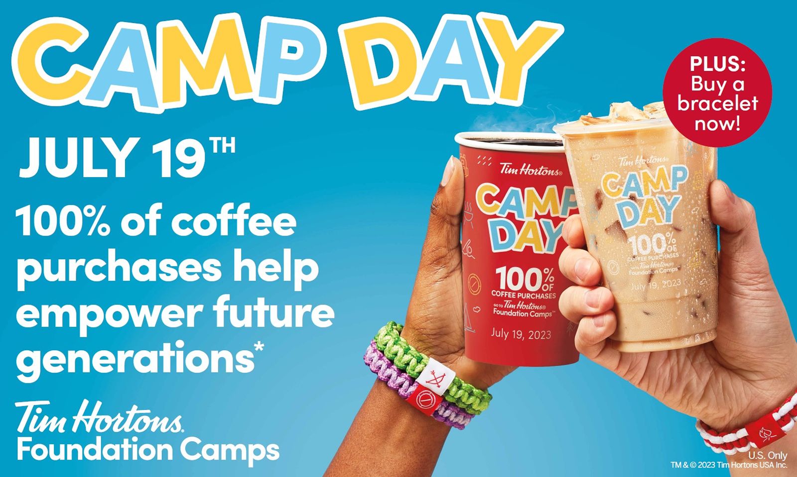 Tim Hortons Camp Day Fundraiser Set for July 19 Tim Hortons Camp Day Fundraiser Set for July 19
