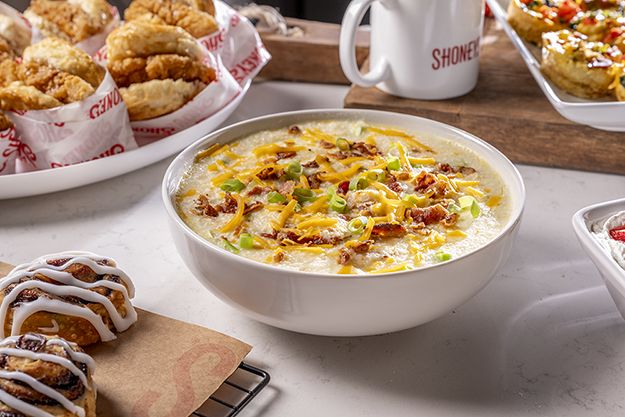 Shoney's Bacon and Cheddar Cheese Grits
