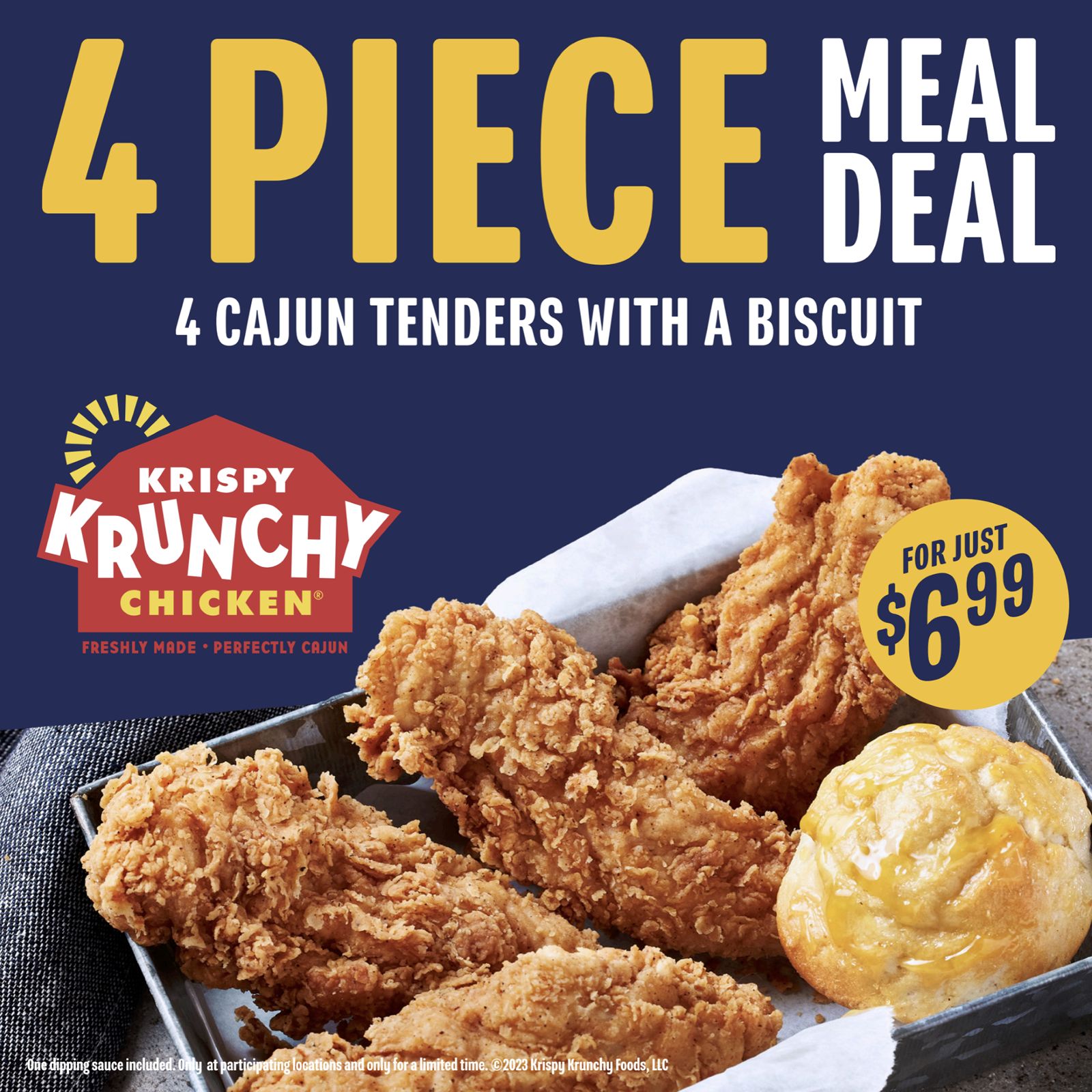 Bite Into Krispy Krunchy Chicken's New Deals Starting Oct. 23 Bite Into Krispy Krunchy Chicken's New Deals Starting Oct. 23