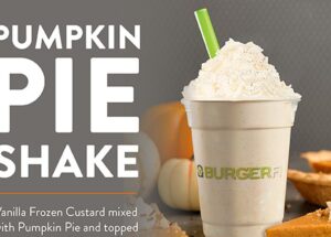 BurgerFi Launches New Pumpkin Pie Shake