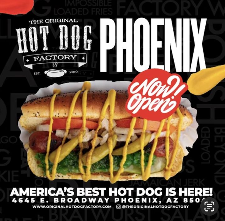 The Original Hot Dog Factory Is Now Open in Phoenix