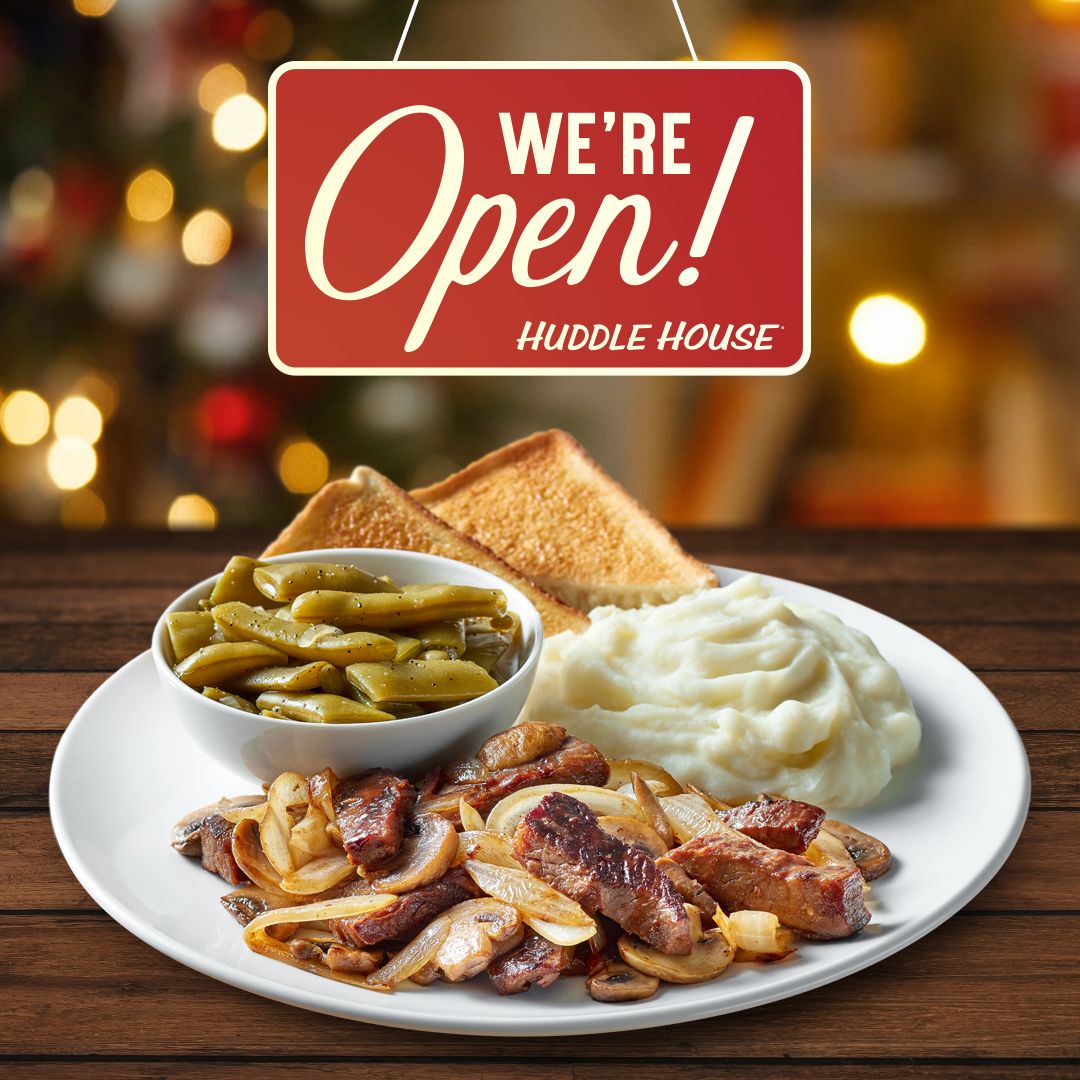 Huddle House Serves Up Christmas Cheer During Busiest Day of the Year