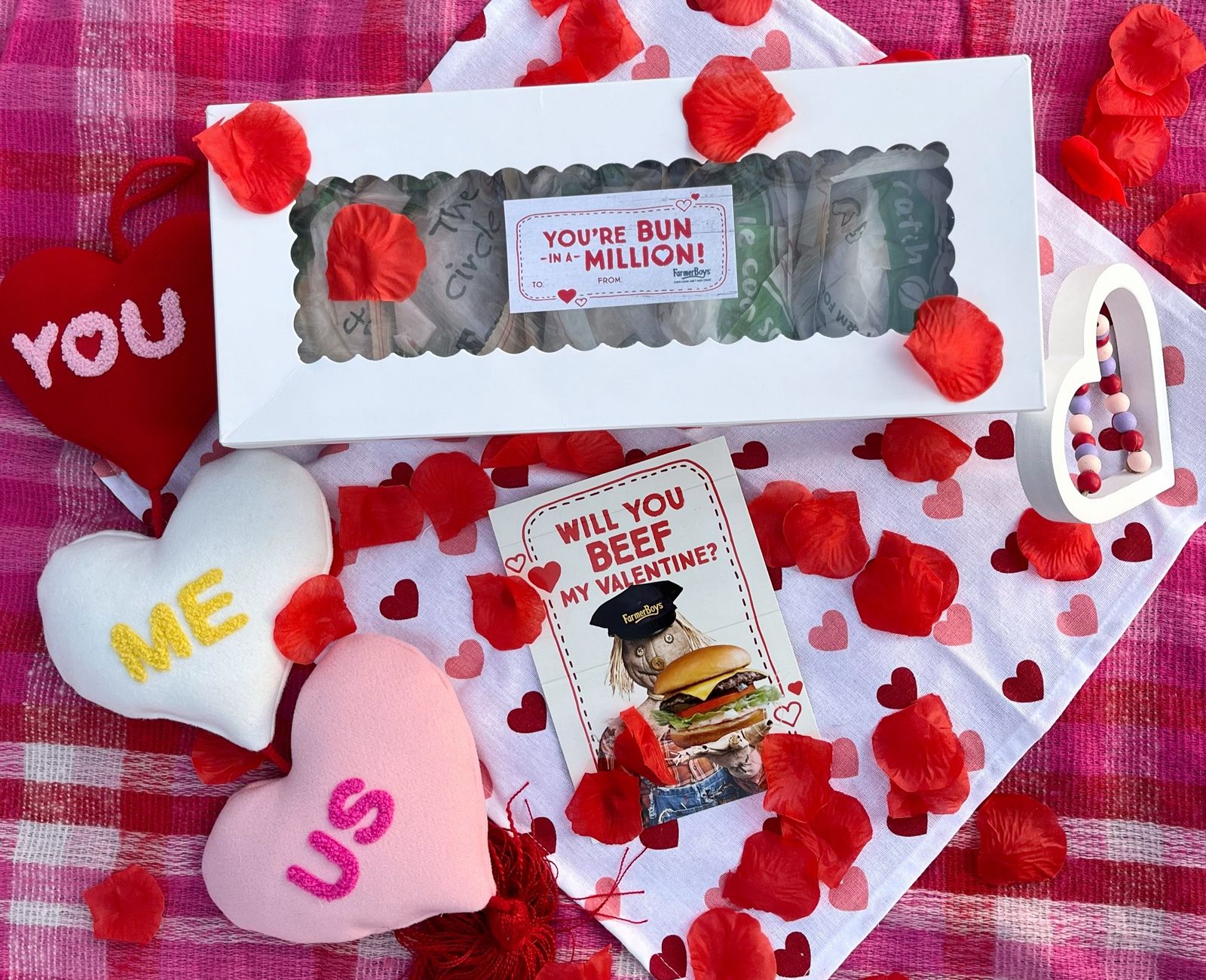 Farmer Boys Debuts the Exclusive Burger Bouquet Right in Time for Valentine's Day Farmer Boys Debuts the Exclusive Burger Bouquet Right in Time for Valentine's Day