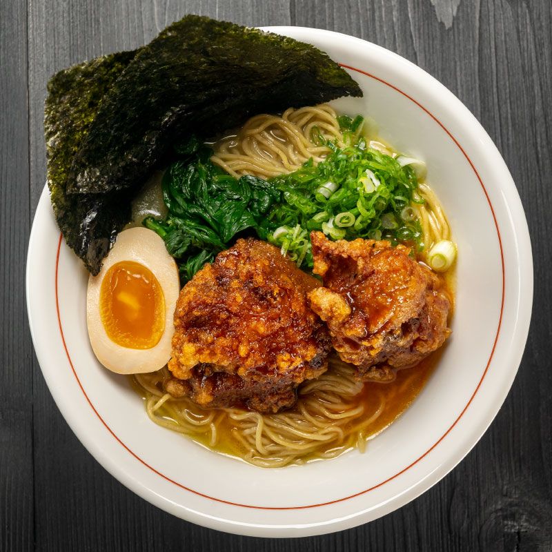 JINYA Ramen Bar Karaage Chicken Ramen JINYA Celebrates New Topanga Location With a Golden Touch