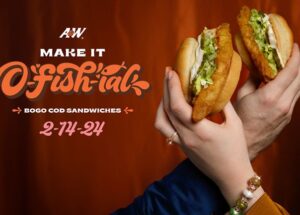 Make Your Relationship ‘O-FISH-IAL’ with a Real Diamond Ring Made from A&W’s New Quarter Pound Cod Sandwich