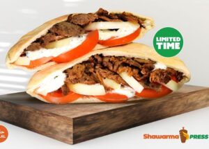 Shawarma Press Rolls Out Two New Catering Menu Platters and Brings Back Limited Time Offering Supreme Shawarma