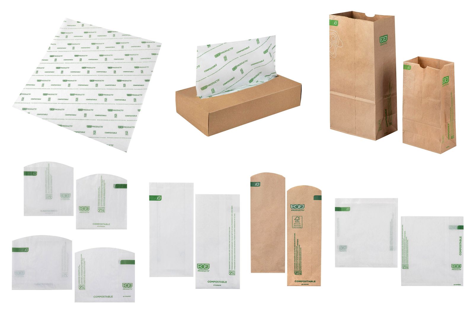Eco-Products Introduces Compostable Paper Bags and Sandwich Wraps Eco-Products Introduces Compostable Paper Bags and Sandwich Wraps