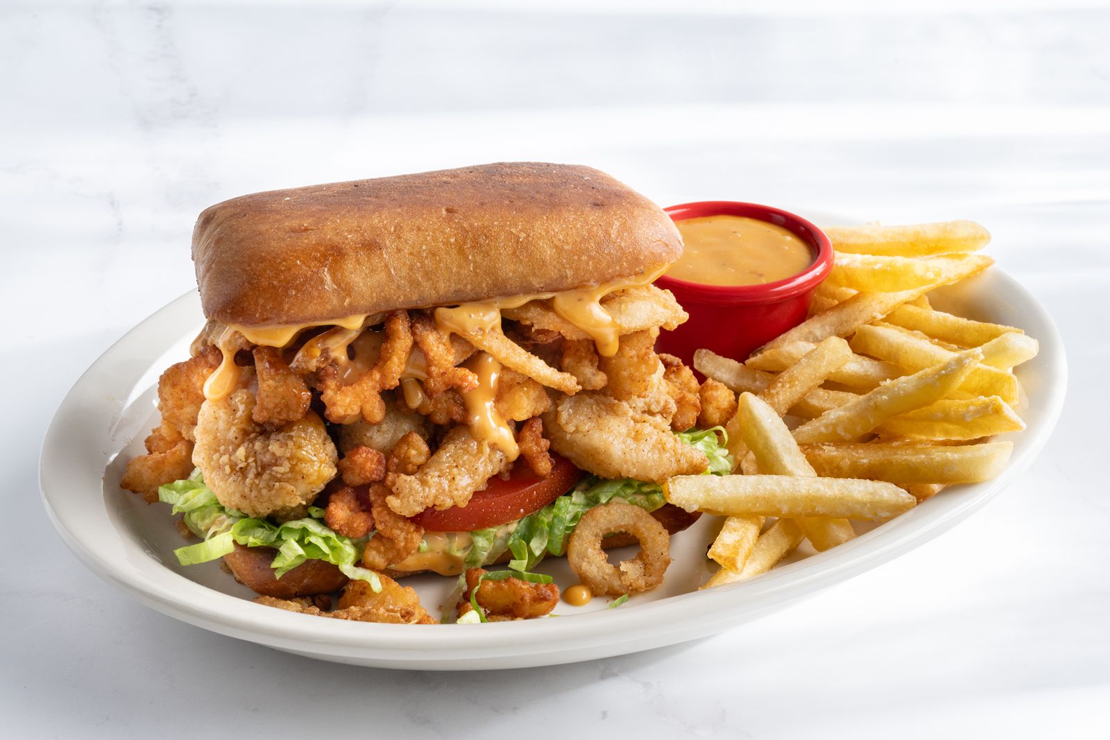 Friendly's Po'Boy Friendly's New Spring Menu Has Fun (and Food) for the Whole Family
