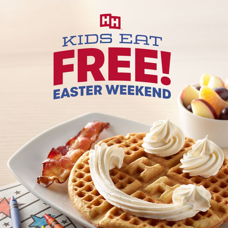 Hop Over to Huddle House This Easter, Kids Eat Free Hop Over to Huddle House This Easter, Kids Eat Free