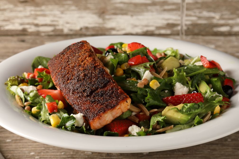 Hickory Tavern Blackened Salmon Salad Hickory Tavern Amplifies Its Menu Revitalization With Unbeatable Spring Culinary Creations