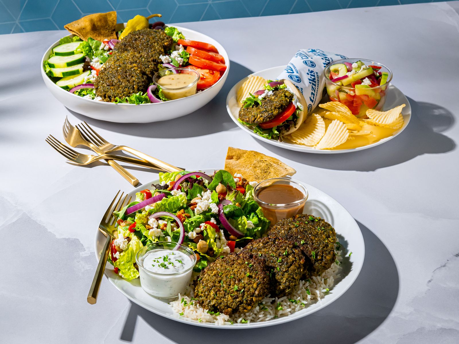 Taziki's Mediterranean Café Launches Crispy, Baked Falafel Taziki's Mediterranean Café Launches Crispy, Baked Falafel