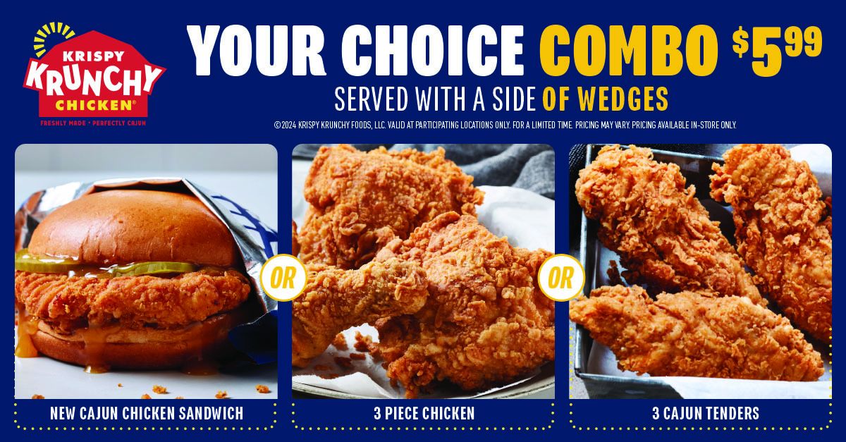 Celebrate with Krispy Krunchy Chicken on July 6! Celebrate with Krispy Krunchy Chicken on July 6!