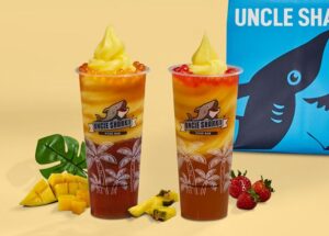Uncle Sharkii Poke Bar Partners with DOLE SOFT SERVE to Launch Sharkii Tea Float Just in Time for Summer!