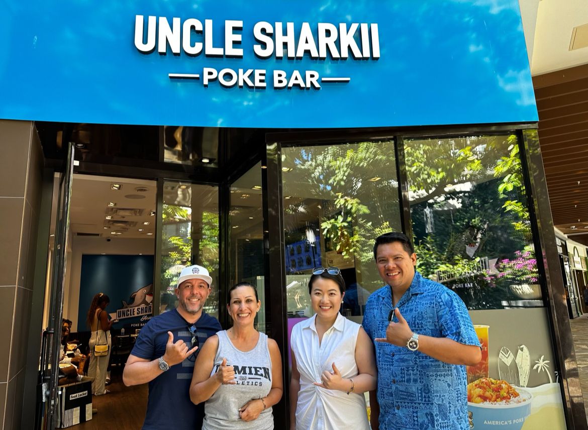 Monumental Milestone Announced for Uncle Sharkii as Long Term Franchisees Take Over International Market Place Store Monumental Milestone Announced for Uncle Sharkii as Long Term Franchisees Take Over International Market Place Store