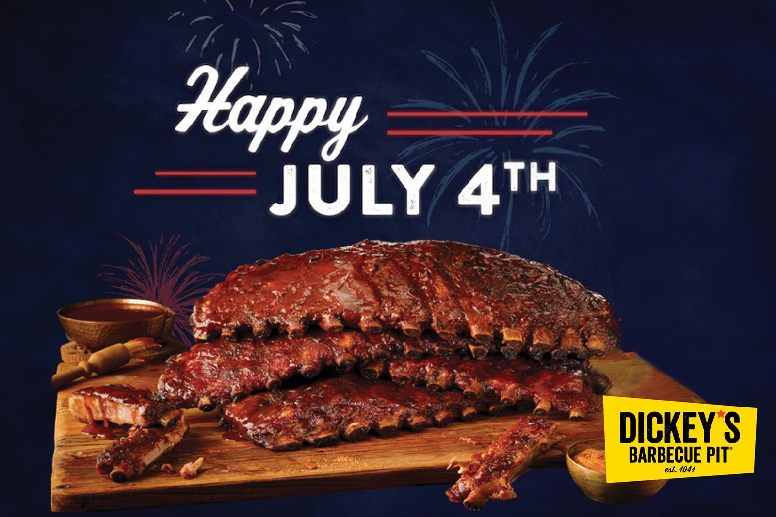 Red, White and 'Cue: Celebrate July 4th with Dickey's Barbecue Red, White and 'Cue: Celebrate July 4th with Dickey's Barbecue