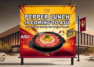 Pepper Lunch Signs Lease to Open at Arizona State University (ASU)