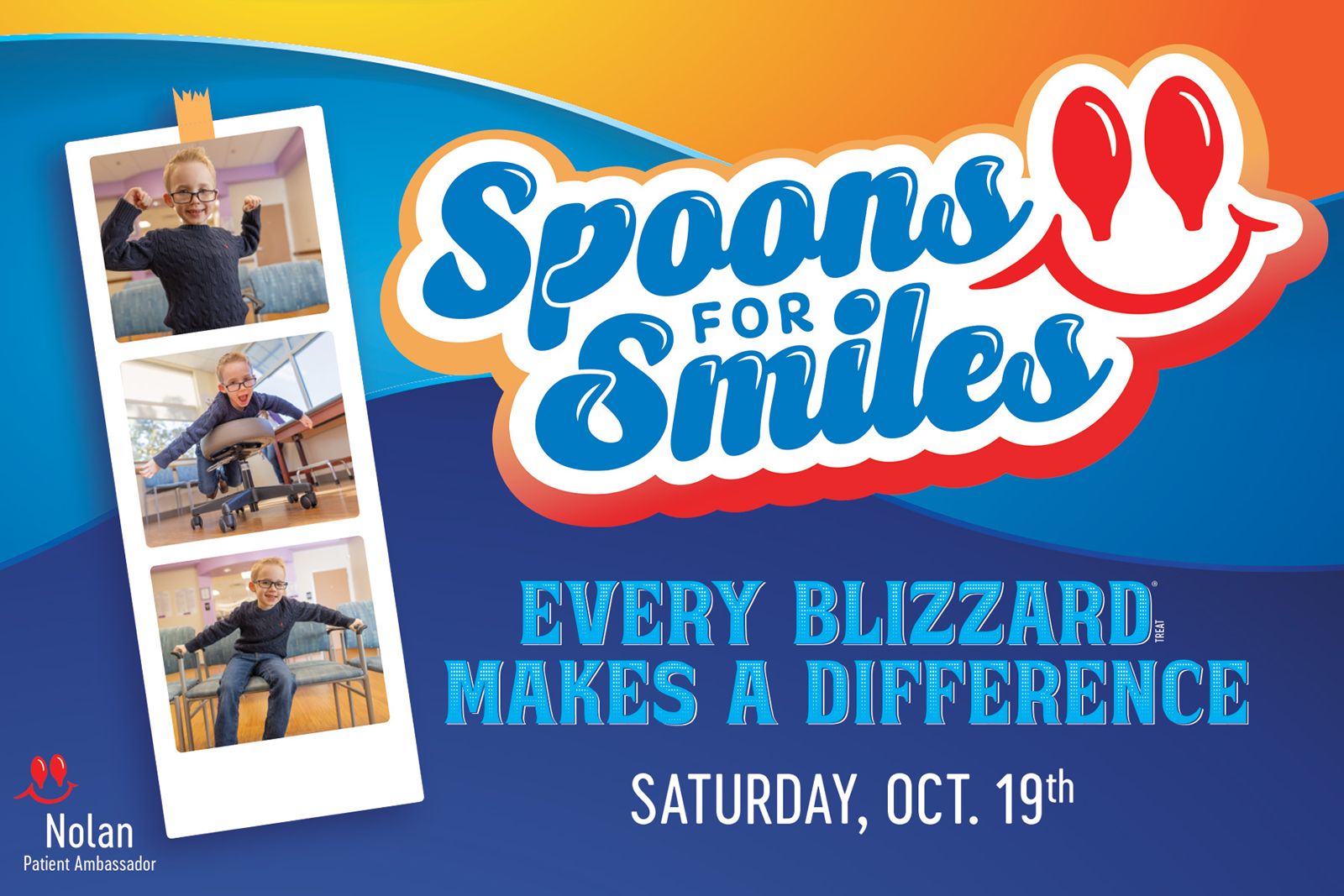 "Spoons for Smiles" Benefiting Children's Miracle Network Hospitals Returns to DQ Restaurants in Texas Saturday, October 19 "Spoons for Smiles" Benefiting Children's Miracle Network Hospitals Returns to DQ Restaurants in Texas Saturday, October 19