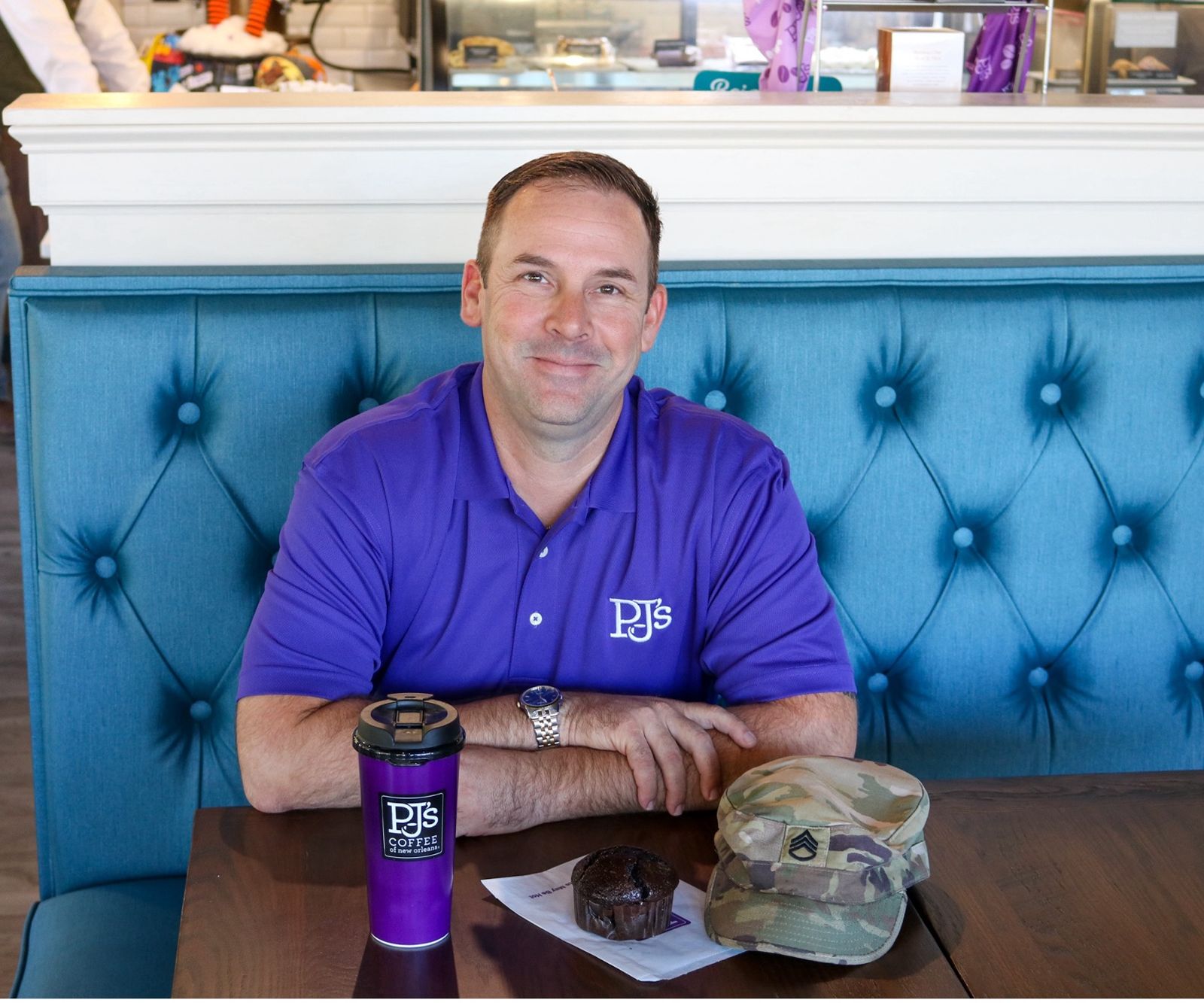 Army Veteran Wins Franchise License in PJ's Coffee Annual Giveaway Army Veteran Wins Franchise License in PJ's Coffee Annual Giveaway