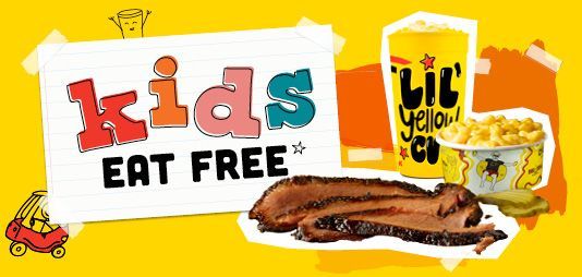 Dickey's Barbecue Pit Brings Back Kids Eat Free Promotion Starting December 26