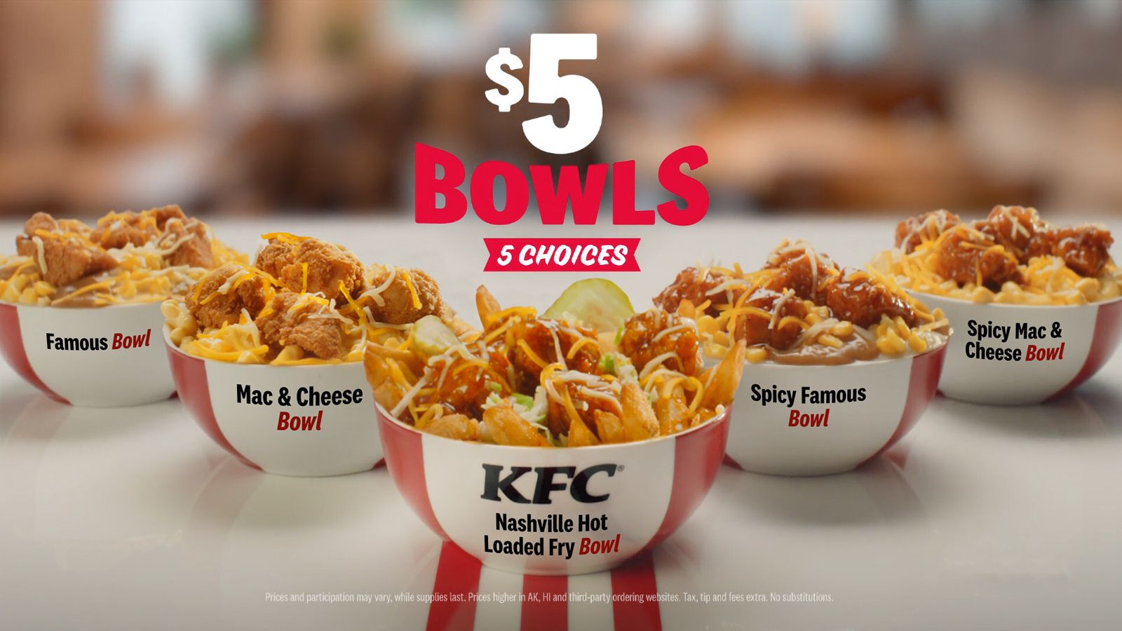 $5 Bowls with Five Choices: KFC Debuts Hot New Lineup of Flavorful Bowls, Including Anticipated Return of Nashville Hot Sauce $5 Bowls with Five Choices: KFC Debuts Hot New Lineup of Flavorful Bowls, Including Anticipated Return of Nashville Hot Sauce