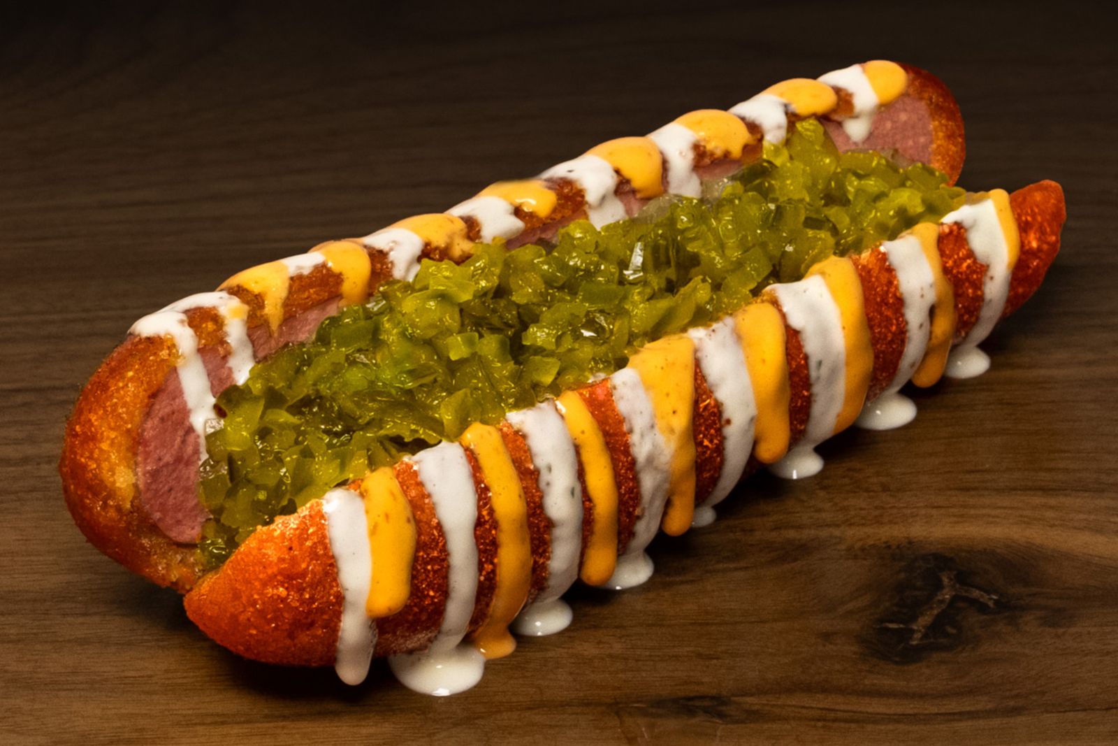 New Year, New Dog: Dog Haus and Social Media Personality Josh Elkin Collab On Hot-N-Ranchy Corn Dog in January Dog Haus Hot-N-Ranchy Corn Dog